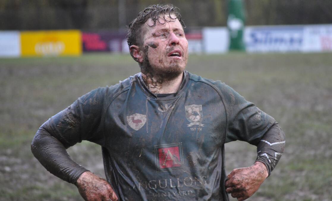 TOUGH DAY: Emus hooker Charlie Henley and the rest of the players at Endeavour Oval on Saturday battled the conditions. 