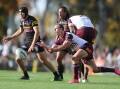 Daly Cherry-Evans in action for Manly at Bathurst. Picture by Phil Blatch
