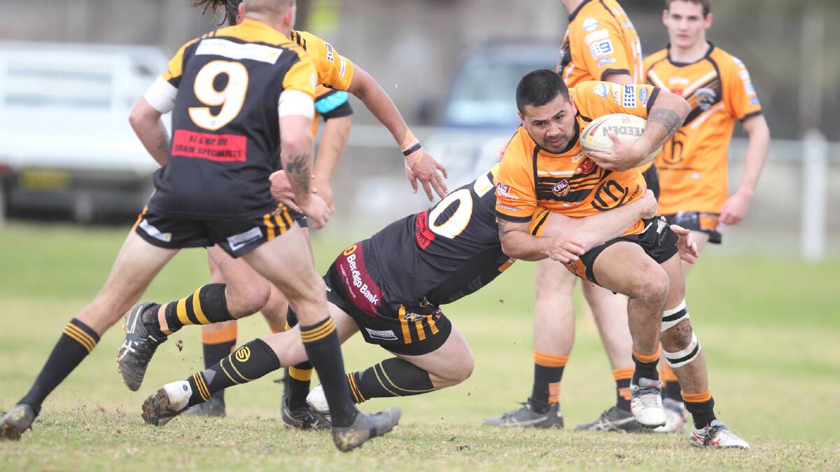 LIKE A TIGER: Canowindra has locked up a Woodbridge Cup finals place after a big win over Condobolin. Photo: RS WILLIAMS