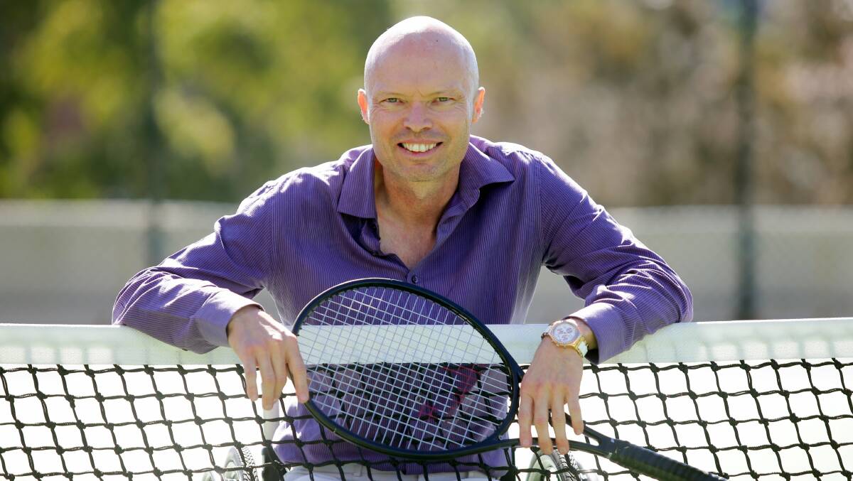 AMBASSADOR: Orange's Australia Day ambassador is wheelchair tennis ace David Hall. 