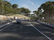 NEW LOOK: The design of one of the entry-ways to the new tunnel on the Blue Mountains. Photo: NSW GOVERNMENT