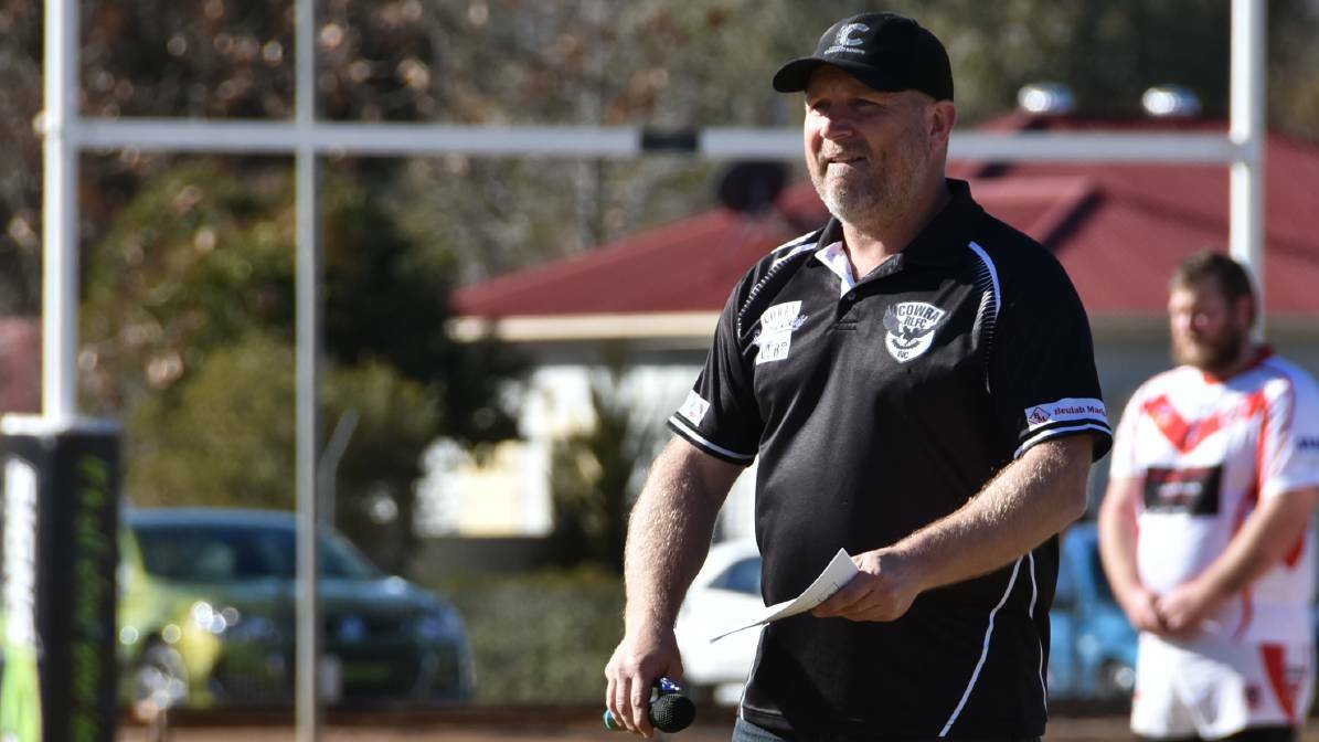 DISCUSSION: Cowra Magpies president Marc McLeish. 