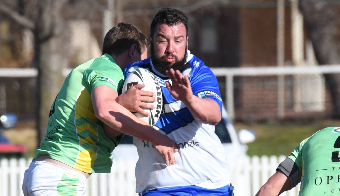 LEADING THE CHARGE: St Pat's prop and former Forbes Magpies star Zac Merrit will headline Group 10's Indigenous All Stars side when they take on Group 11 at Cowra next month. Photo: CARLA FREEDMAN