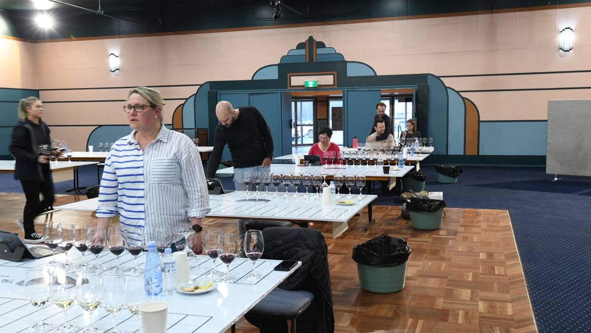 The judges at the Orange Wine Show Judging. Picture by Nick McGrath