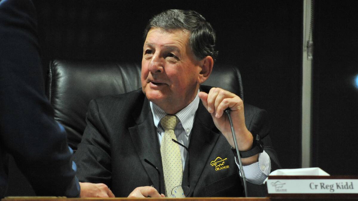 CAPABLE: Orange City Council mayor Reg Kidd says the city is capable of sustaining its current growth rate of 1.3 per cent despite the drought. 