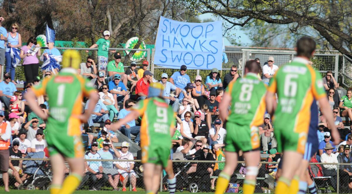 BUMPER CROWD: Some Group 10 clubs are having issues with unwanted alcohol being brought into grounds via cars, and a ban could be on the cards at a venue like Wade Park (pictured). Photo: STEVE GOSCH