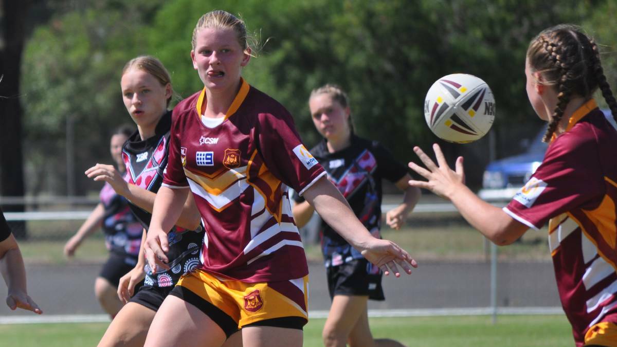 OUT THE BACK: Taylor Keppie was a star for Woodbridge Cup's under 15s side last season and is one of the most promising juniors in the Rams region. Photo: NICK McGRATH