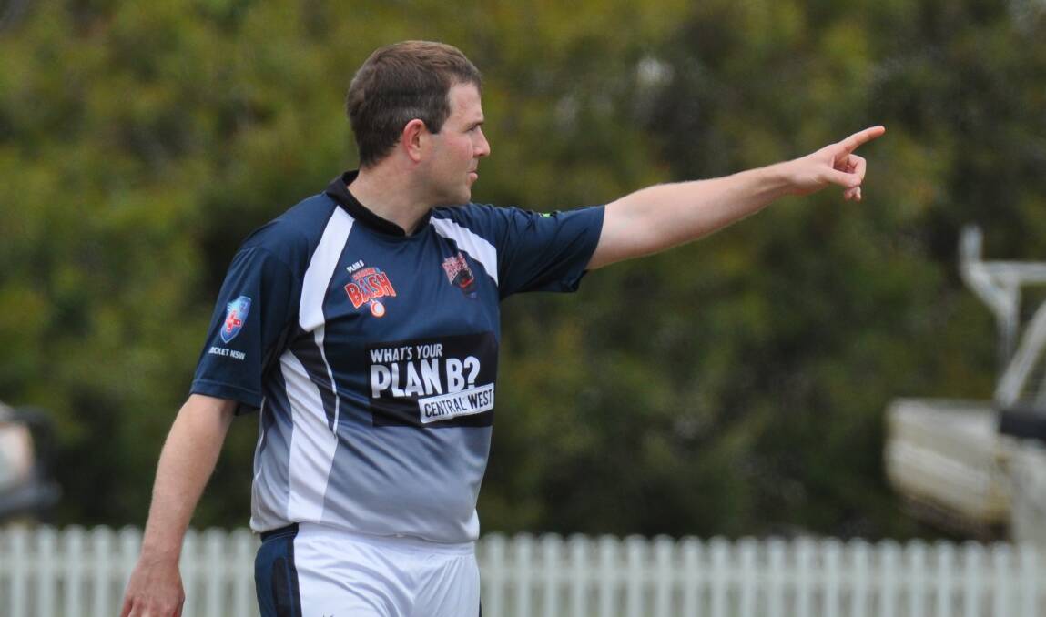 THIS WAY, BOYS: Orange skipper Hugh Le Lievre, pictured playing in last summer's Plan B Regional Bash clash at Wade Park. The 2021-22 Twenty20 tournament will again stage a match in Orange. Photo: NICK McGRATH