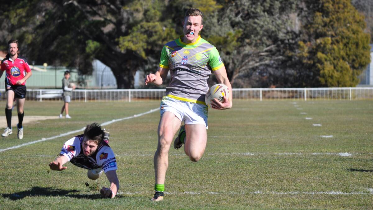 ON THE FLY: Travis Adelerhof has been named on the wing for Western ahead of Sunday's country championship opener at Parkes. Photo: NICK McGRATH