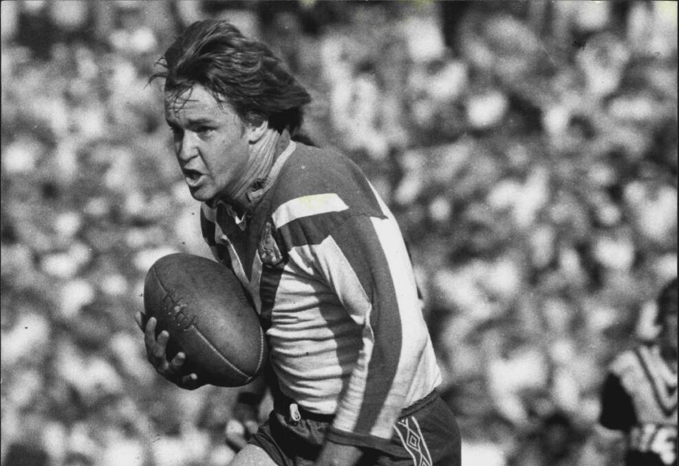 THAT KICK: Greg Brentnall kicked the bomb that led to Steve Gearin's try in the 1980 grand final against the Roosters.