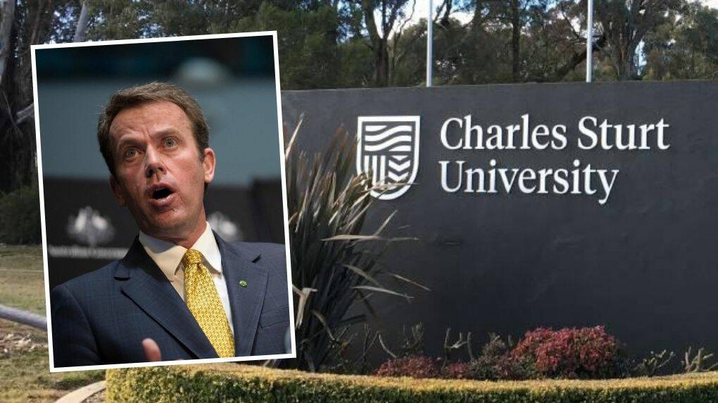 NO BARRIER: Charles Sturt University says students will not face a barrier to study from the federal government's proposed changes to HECS and unit failure rates, insert Education Minister Dan Tehan. Photo: FILE