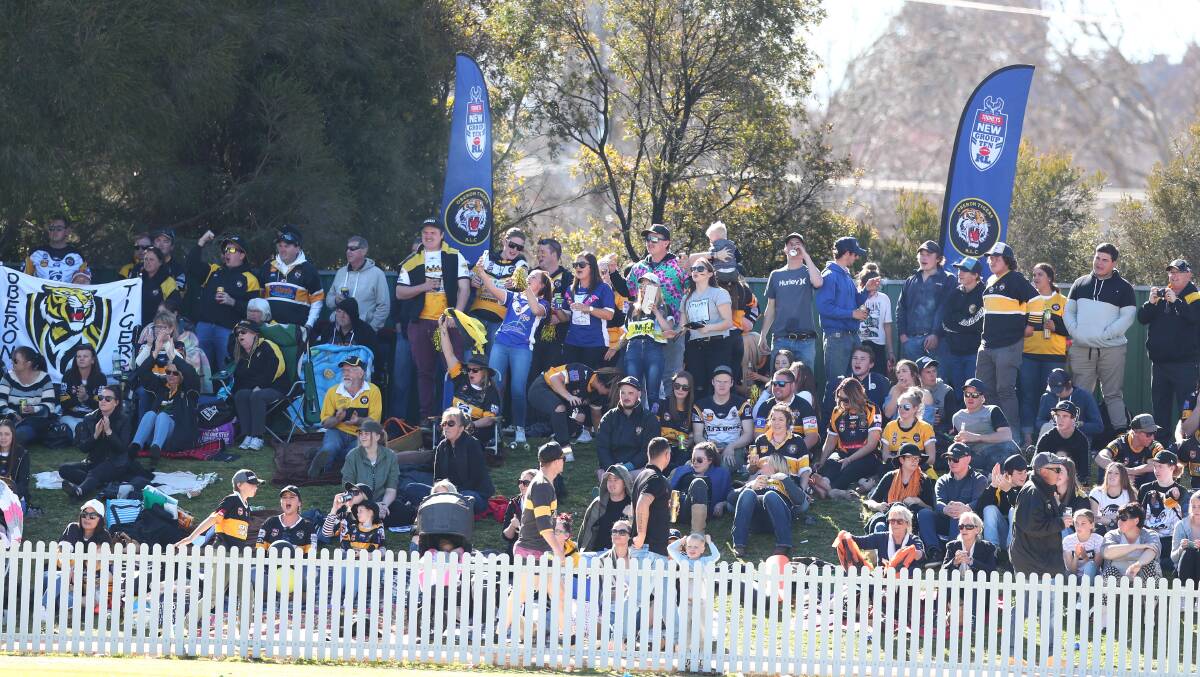 IN NUMBERS: Oberon fans flooded Wade Park for the 2017 Group 10 grand final. Photo: PHIL BLATCH
