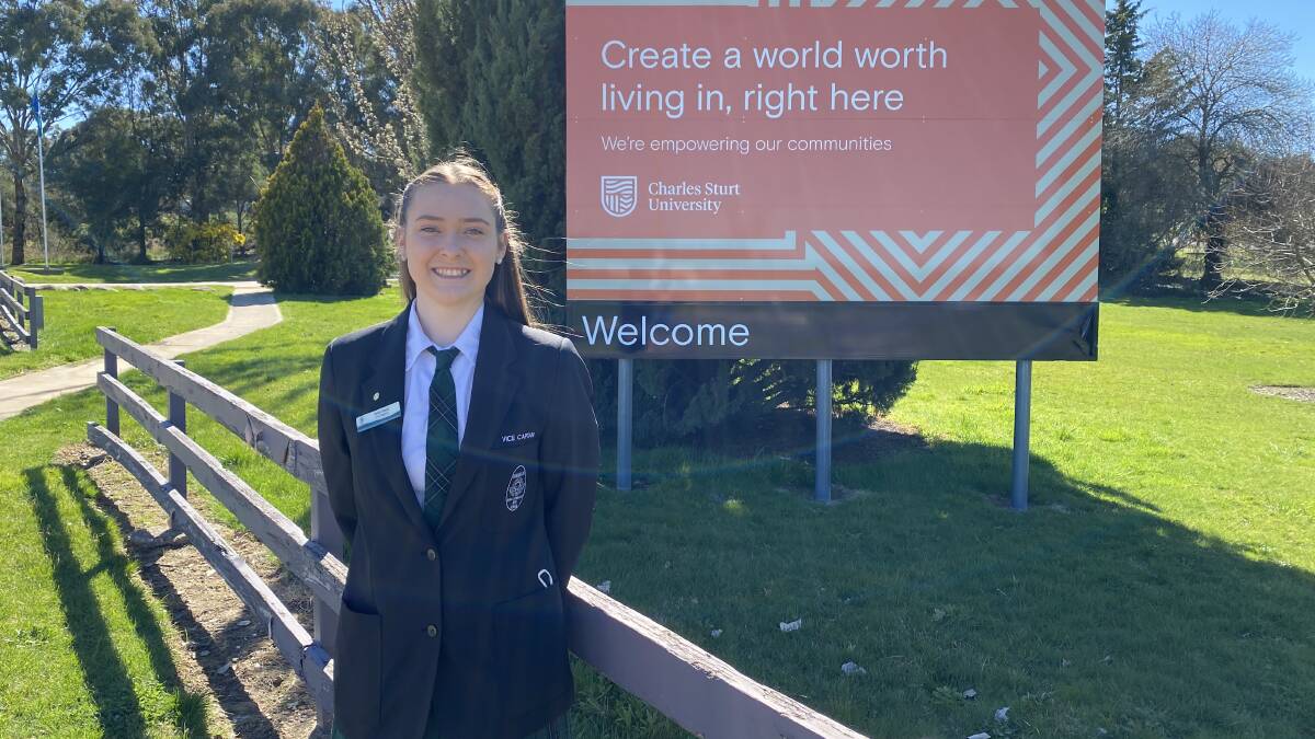 APPEAL: Canobolas Rural Technology High School year 12 student Tyler Dent says the appeal of early entry to university was increasingly obvious to the class of 2021. Photo: CONTRIBUTED