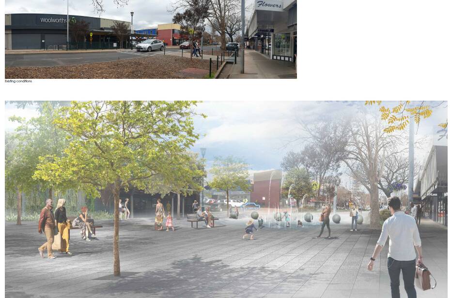  CONCEPT: How the new pedestrian mall in Anson Street will look like. 
