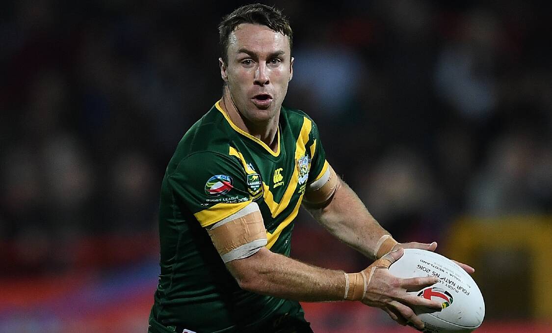 NAMED: James Maloney is a shot at playing in Sunday morning's clash having been named in the 19-man squad to take on New Zealand. Photo: GETTY
