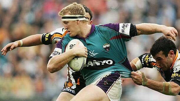 BACK IN THE DAY: Shane Rodney playing with Penrith.