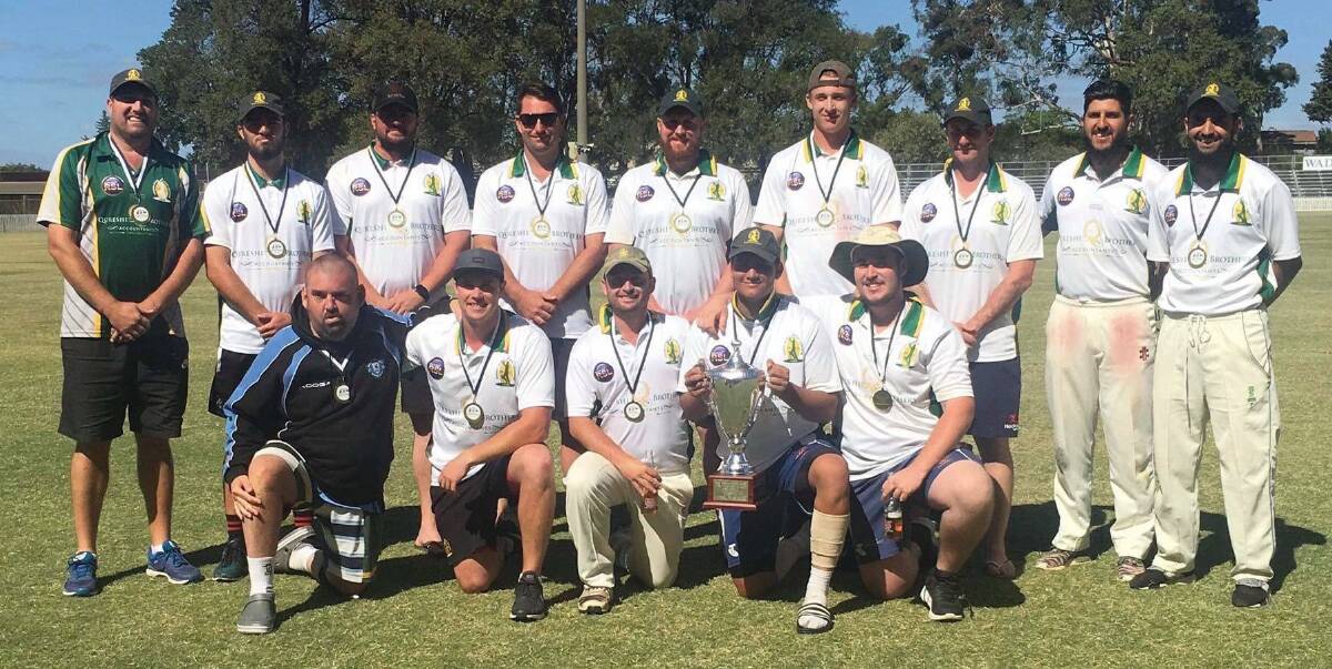 ON CLOUD NINE: Bathurst took out a ninth straight President's Cup in February. Photo: BATHURST DISTRICT CRICKET ASSOCIATION