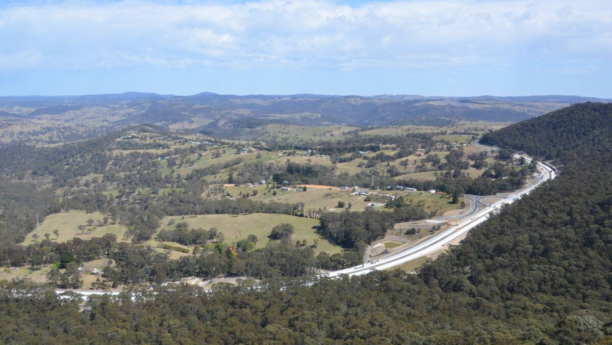 WIDER: The Great Western Highway upgrade at Forty Bends was completed a couple of years ago, but more work on the highway is scheduled for the end of 2022. Picture: PHOEBE MOLONEY.
