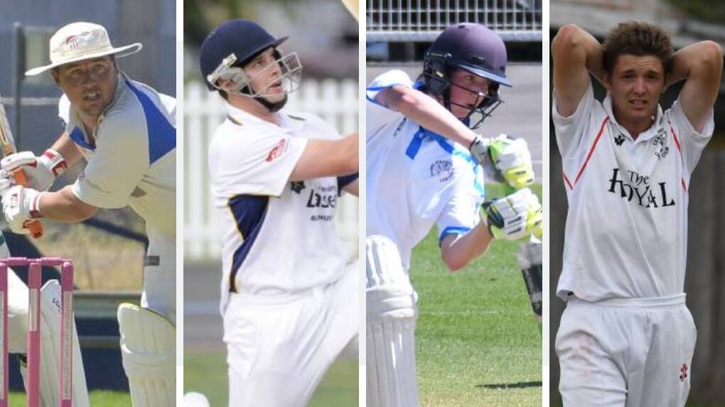 IN THE ZONE: Representative players (from left) Anthony Heraghty, Adam Ryan, Corey McDean and Cam Rasmussen, is it worth playing rep cricket in February and March?