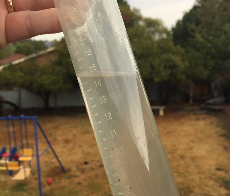 RAIN: Up to 14mm of rain fell across Orange on Tuesday morning, although the BOM recorded nearly 7mm. 