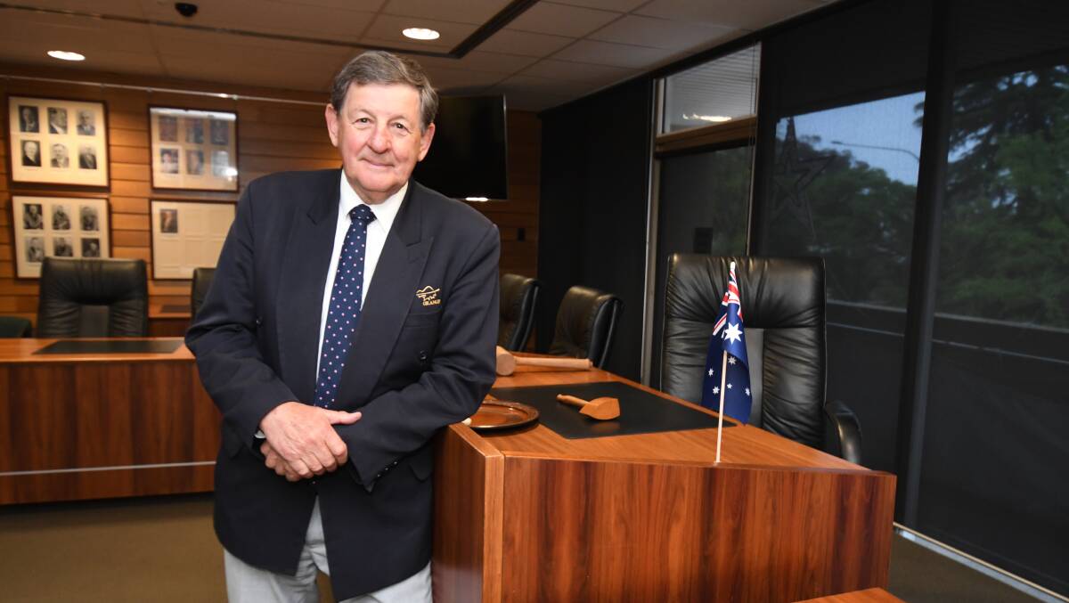 THANKS: Outgoing Orange Mayor Reg Kidd is putting family first and finishing up on council at the end of this term, with local government elections on December 4. Photo: JUDE KEOGH