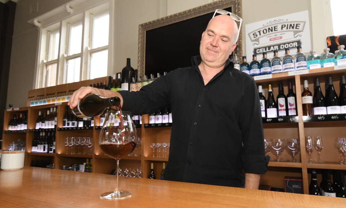 A TOP DROP: Tom Luscombe at Ferment the Orange Wine Centre & Store, the wine bar is one a handful of great venues adults can enjoy some amazing drink choices at. Photo: JUDE KEOGH