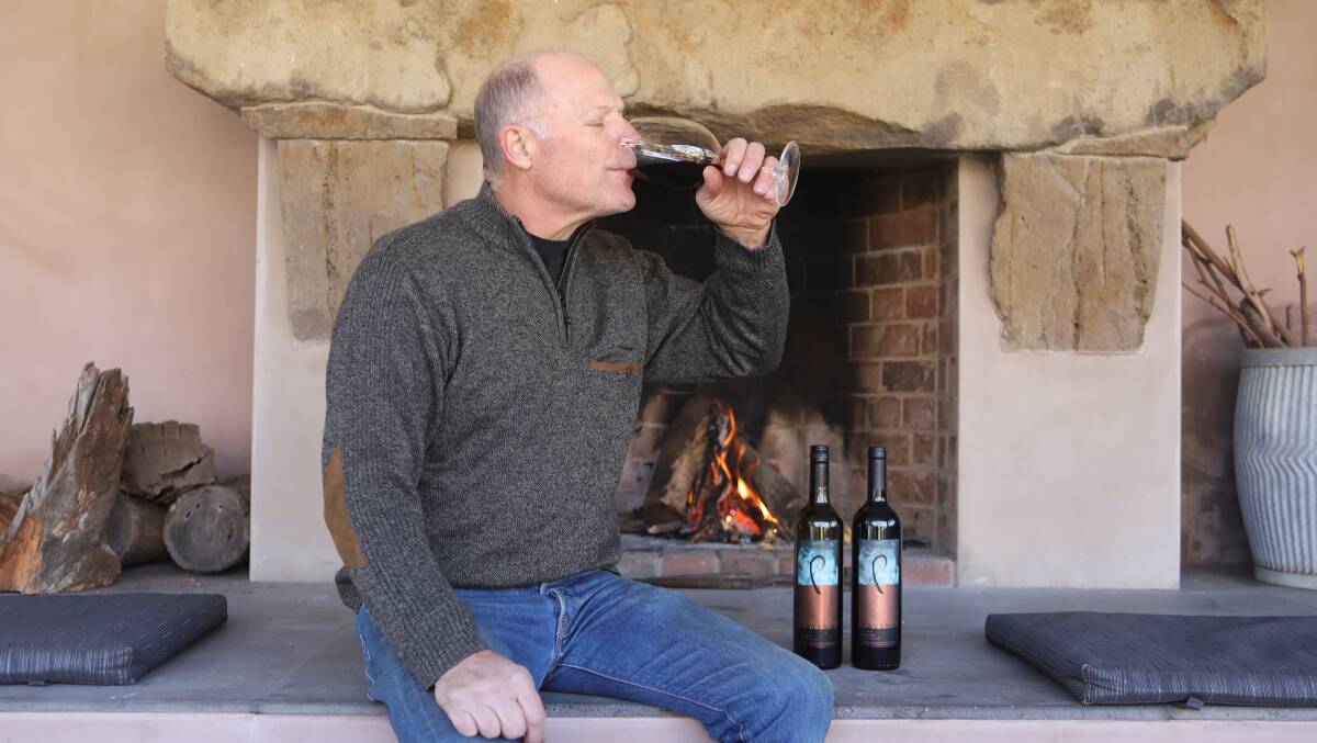 TOP DROP: Patina Wines owner and winemaker Gerald Naef celebrates his high ranking in the national winery survey. Photo: CARLA FREEDMAN