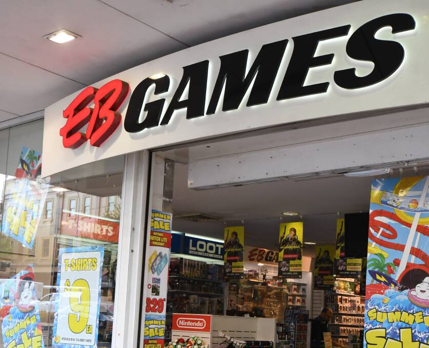 NOT CLOSING: EB Games stores in the Central West, like this one in Orange, will not be closing amid the retail giant's decision to shut down 19 "unprofitable" outlets. Photo: CARLA FREEDMAN