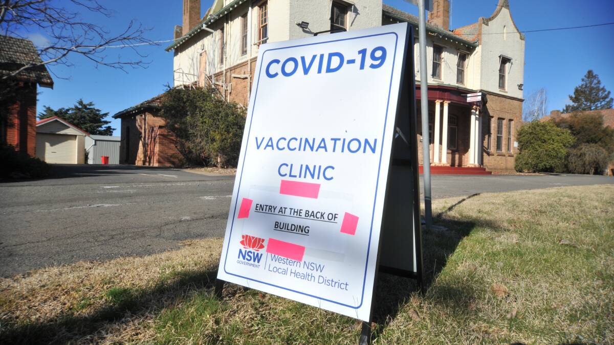 SECURITY: Orange's vaccination hub will have additional security following reports of unsavory behaviour at clinics across the west. Photo: JUDE KEOGH