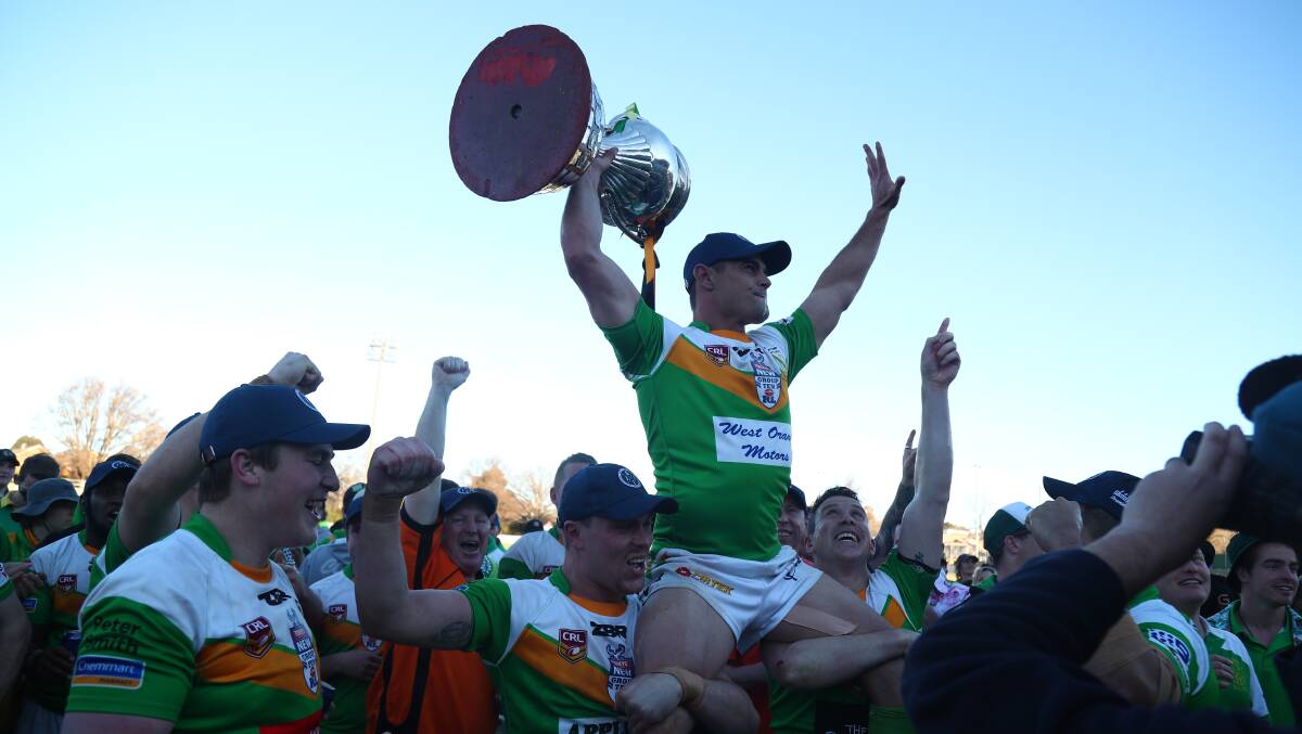 DYNASTY: Group 10's 2010-2019 decade was dominated by scenes like this one after the 2017 grand final at Wade Park. Photo: PHIL BLATCH