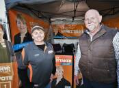 LENDING SUPPORT: Calare One Nation Party candidate Stacey Whittaker with Rod Roberts MLC at the Royal Bathurst Show. Photo: CHRIS SEABROOK