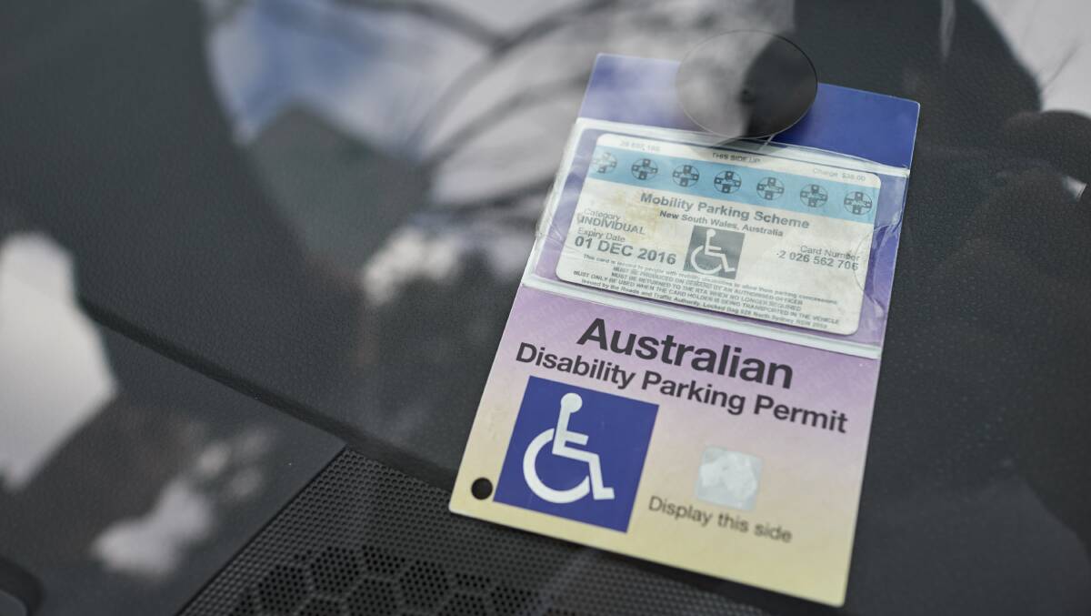 A disabled parking permit was stolen from a car on Sampson Street on Wednesday morning. 