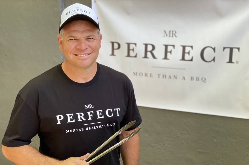 PICTURE PERFECT: Phil Donato has teamed-up with Mr Perfect as the local 2021 BBQ host for men's health. Photo: CONTRIBUTED
