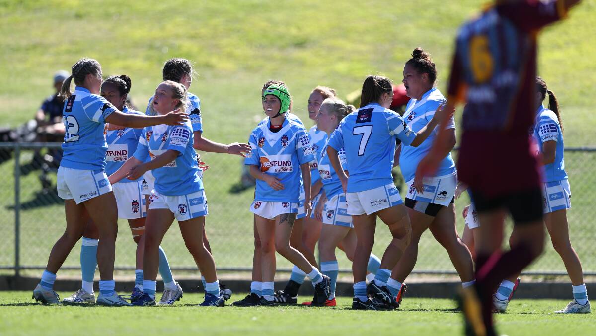 SPLIT UP: Group 10 won the inaugural Western Women's Rugby League title earlier this year but will be split up into three different clubs ahead of the new season. Photo: PHIL BLATCH