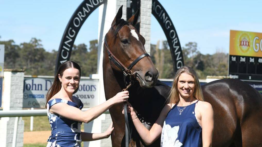 EXCITING TIMES: Libby Smith and Essy Mountford ahead of the 2021 Orange Gold Cup - the 2022 race is on Friday. Photo: JUDE KEOGH.