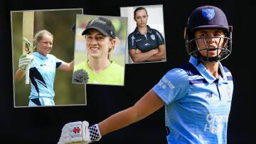 Orange's Phoebe Litchfield will be one of the NSW Breakers players on deck at Wade Park, potentially alongside international guns (insets from left) Alyssa Healy, Rachel Hynes and Ash Gardner, when the WNCL lands in Orange.