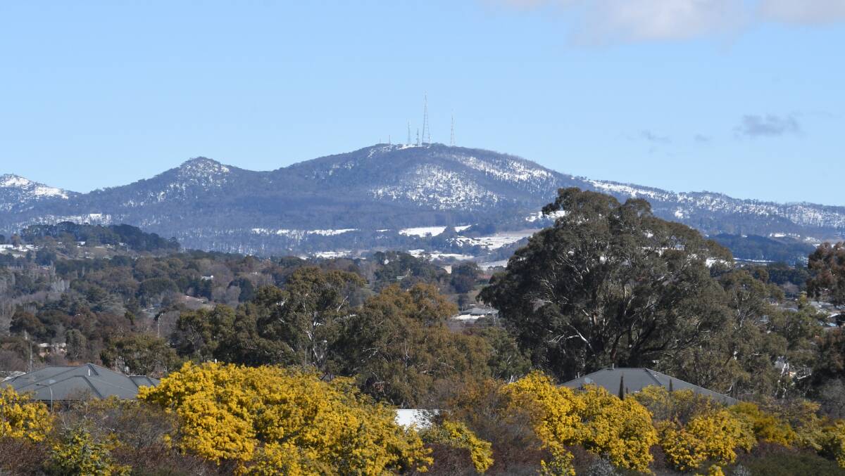 MORE OF THE WHITE STUFF: Mount Canobolas spent much of August closed thanks to heavy snowfall and the area is expected to receive more in the coming days. Photo: CARLA FREEDMAN