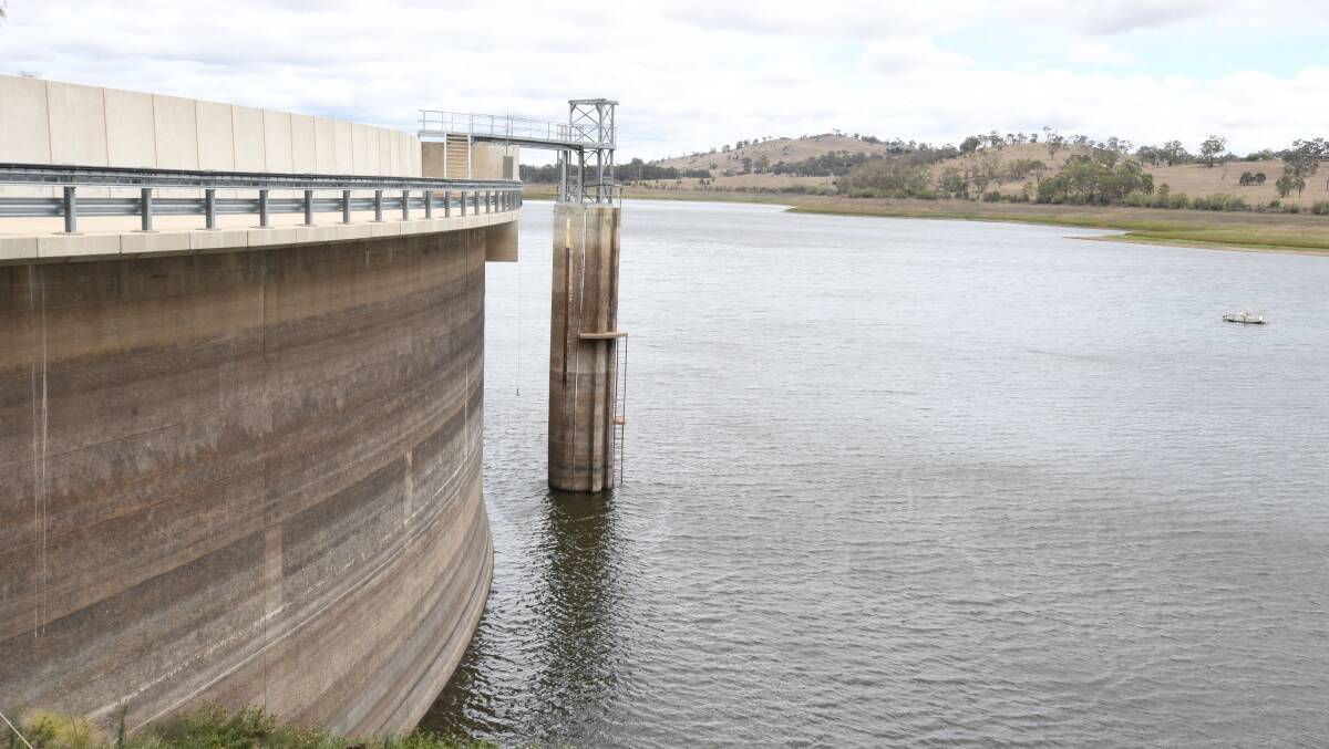 GOING UP: Suma Park Dam sitting at around 30 per cent in August, 2020. It's now up over 70 per cent, and the city's combined storage is at over 80 per cent. Photo: JUDE KEOGH