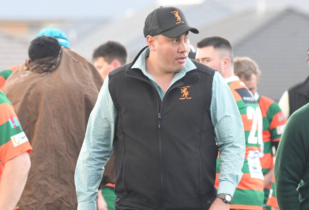LOOKING AHEAD: Orange City coach Viv Paasi says a win's just around the corner for his side, following the Lions' 22-all draw with Emus. Photo: JUDE KEOGH