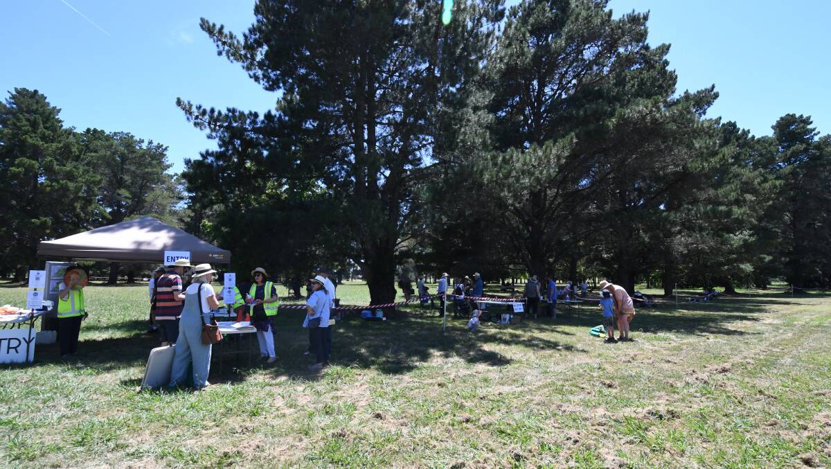 TEEING OFF: Residents picnicked at Bloomfield golf course on Sunday to show the area can be used as a green space parkland, not a sporting precinct.
