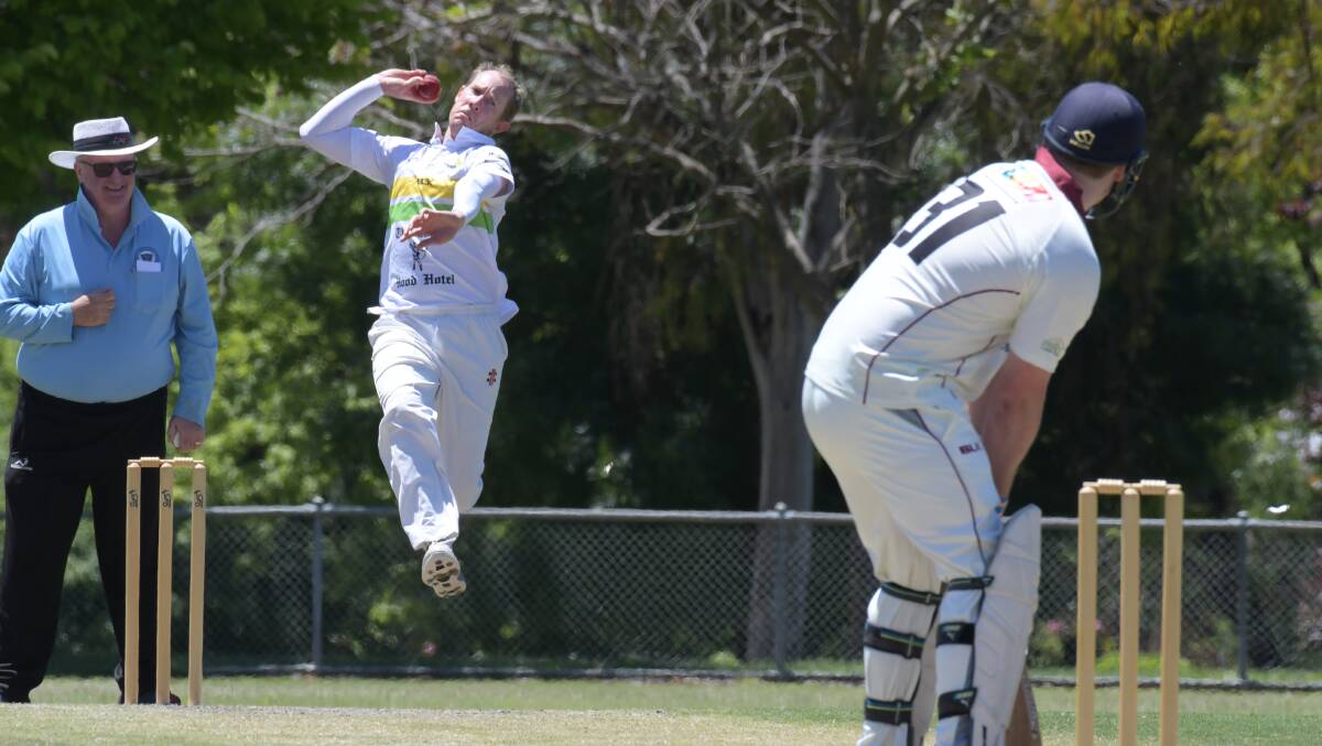 Angus Wilson has been a big inclusion for CYMS' bowling in recent rounds, but the work of skipper Hugh Le Lievre needs to be lessened. Photo: JUDE KEOGH