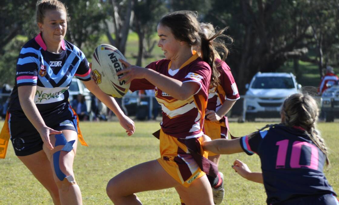 ON THE ROAD: Woodbridge Cup gun Sarah Kirkness will play halfback for the Cup's rep league tag side in Bowral on Saturday. 
