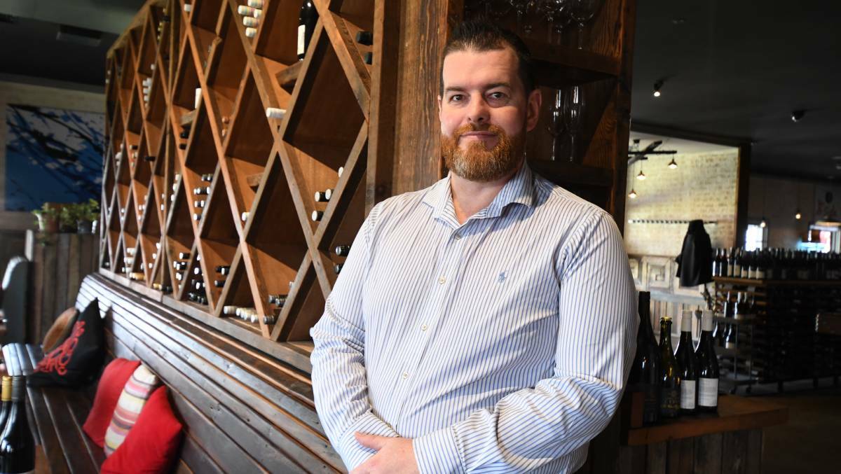 JAM-PACKED: Charred sommelier David Collins says the industry is booked out weeks in advance at the moment, which can frustrate some. Photo: JUDE KEOGH