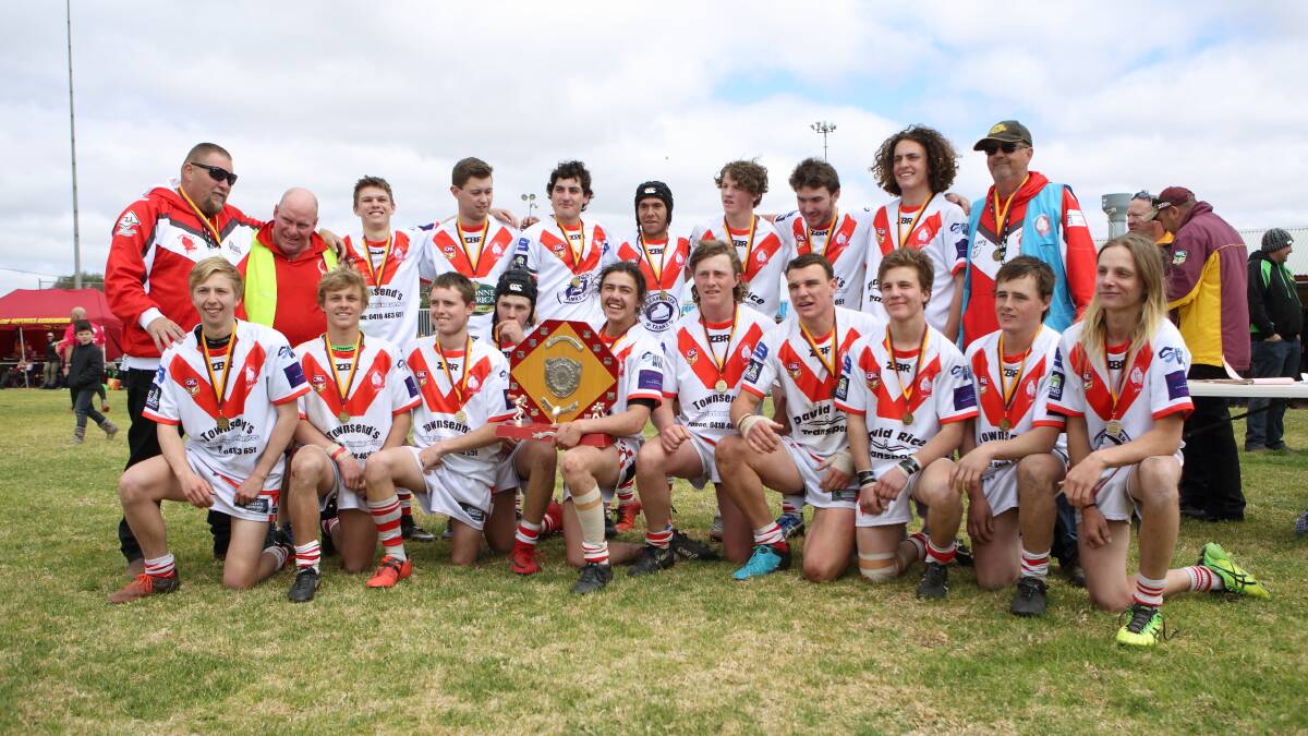 CHAMPIONS: The victorious Manildra Rhinos' under 19s side. Photo: RS WILLIAMS