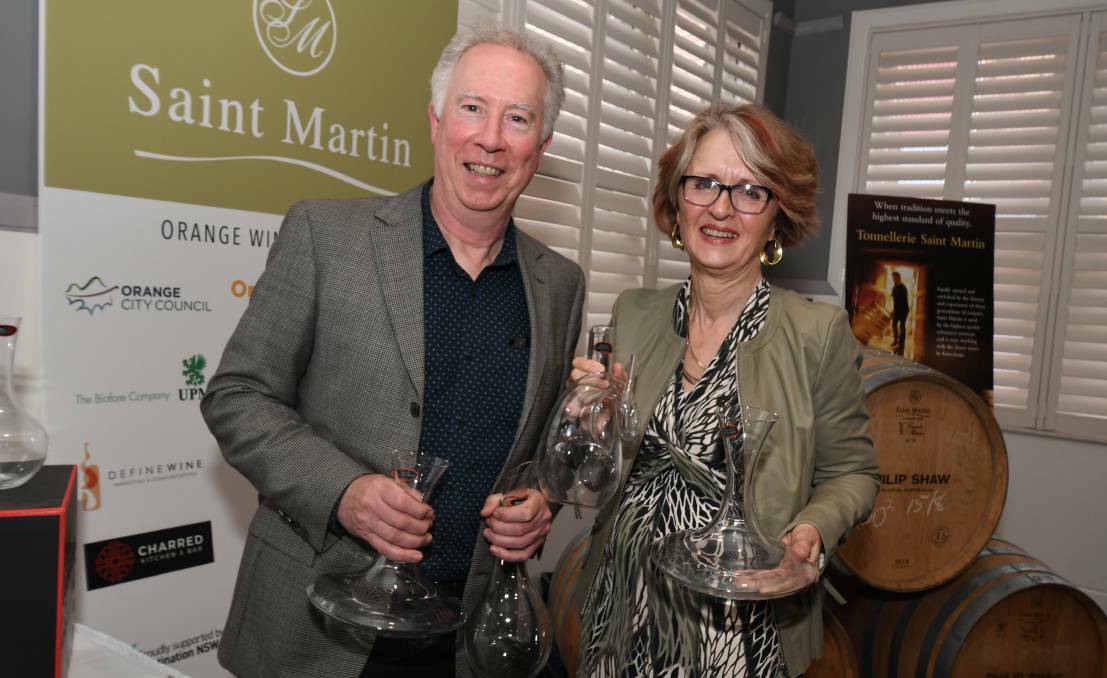 TOP DROP: Bill and Jane Shrapnel from Colmar Estate have been dominating the wine show circles in recent years. Photo: JUDE KEOGH