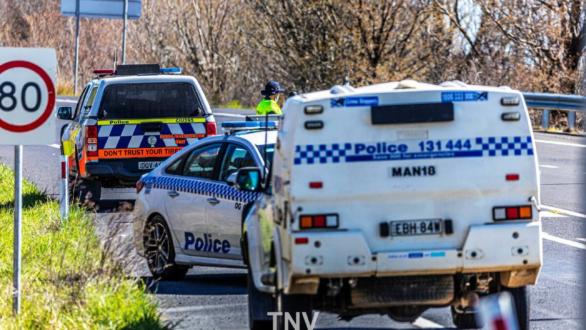 LUCKY: NSW Police and NSW Ambulance attended a crash at Chinaman's Bend, just outside of Orange, at around 7.30am on Sunday morning. Photo: TNV/TROY PEARSON