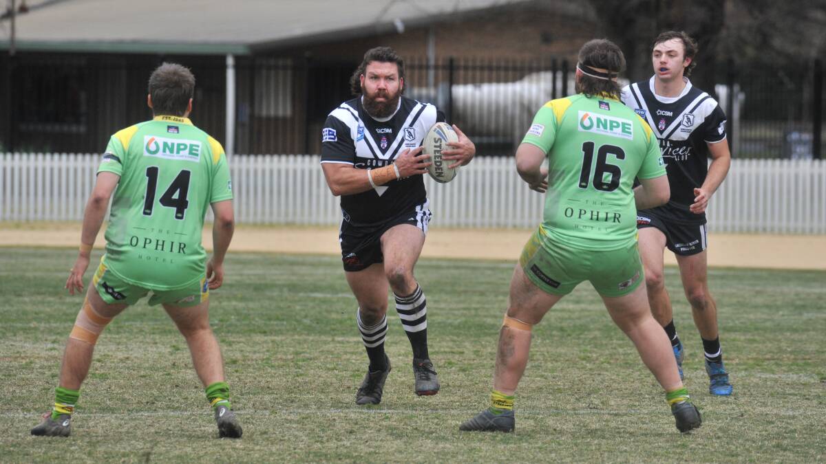 IMPACT: Will Ingram and the Cowra Magpies took on CYMS at Wade Park two weeks ago. The Group 10 grand finals are slated for September 19. Photo: CARLA FREEDMAN