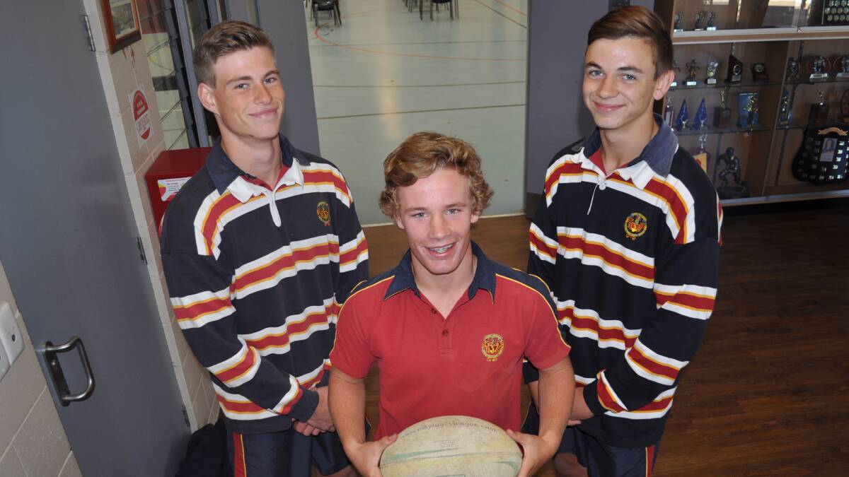 STEPPING UP: Liam Kennedy, Josh Dominello and Jesse Buchan have all earned spots in the NSWCCC under 15s side. Photo: NICK McGRATH