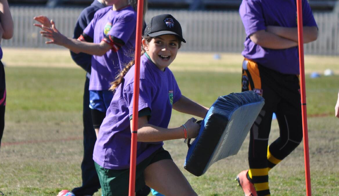 The next generation of women's rugby league players were put through their paces at Orange