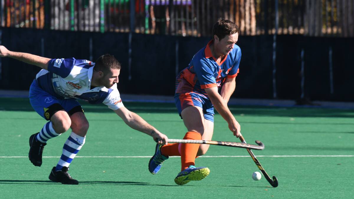 UP FOR THE CHALLENGE: Orange's men's open side, led by Adam Skelton, will take on division two of the field state champs. Photo: JUDE KEOGH